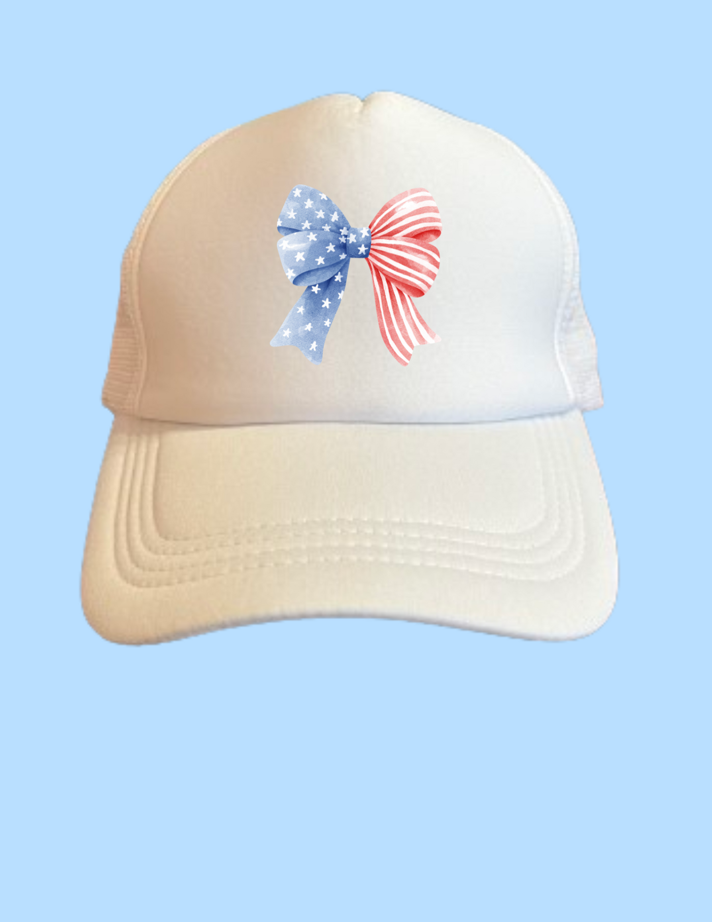 American Flag Themed Bow Hat