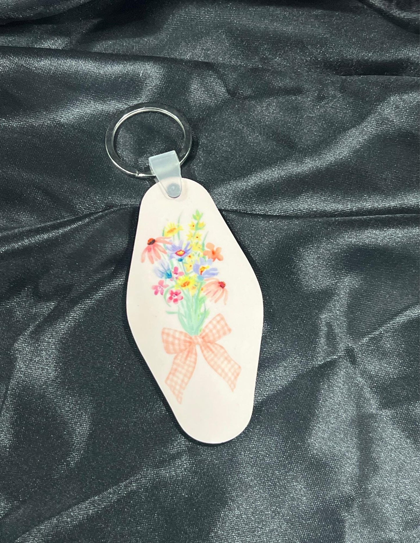 Wildflower Bouquet Motel Keychain