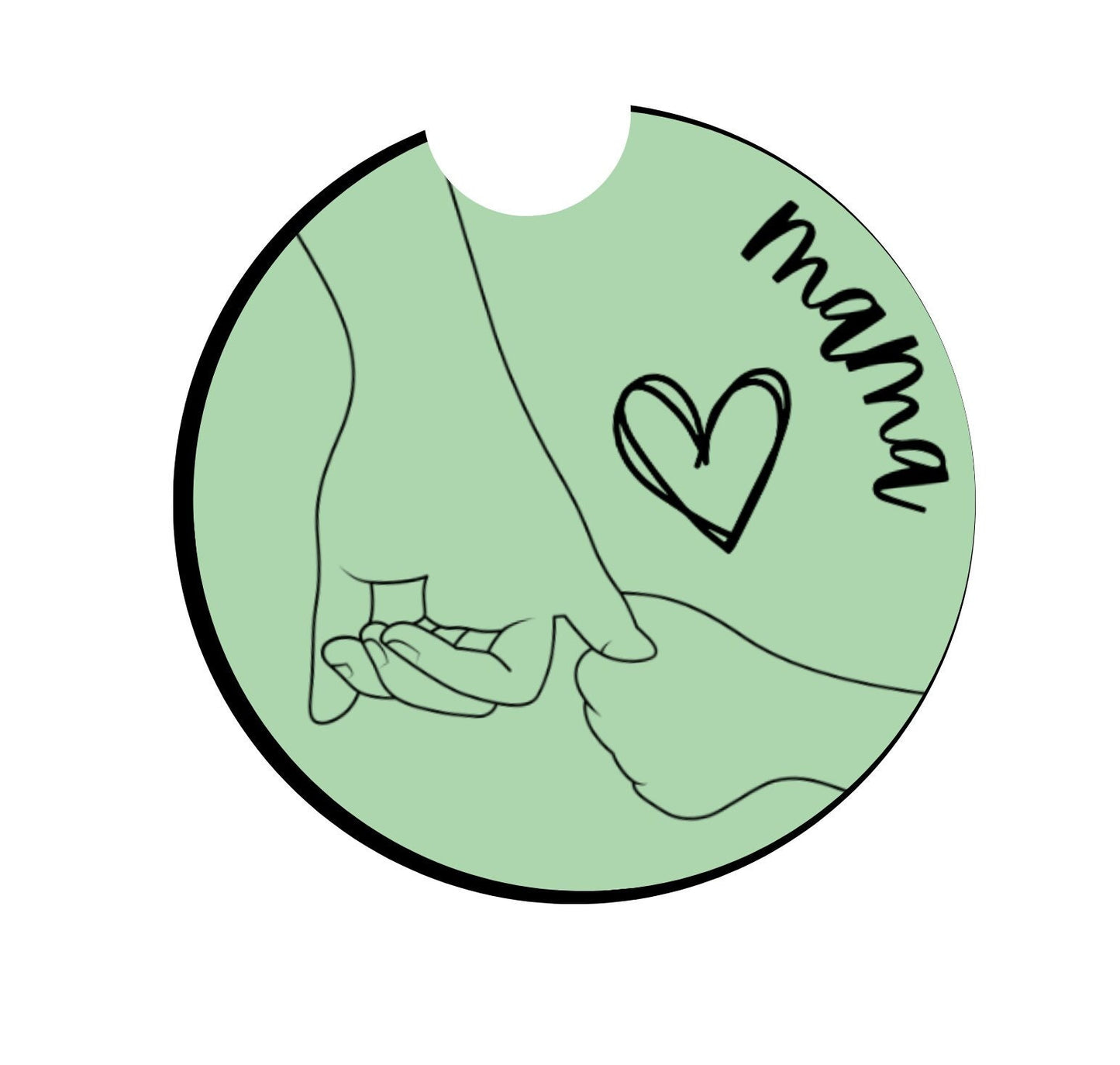 Mama's Love Car Coasters