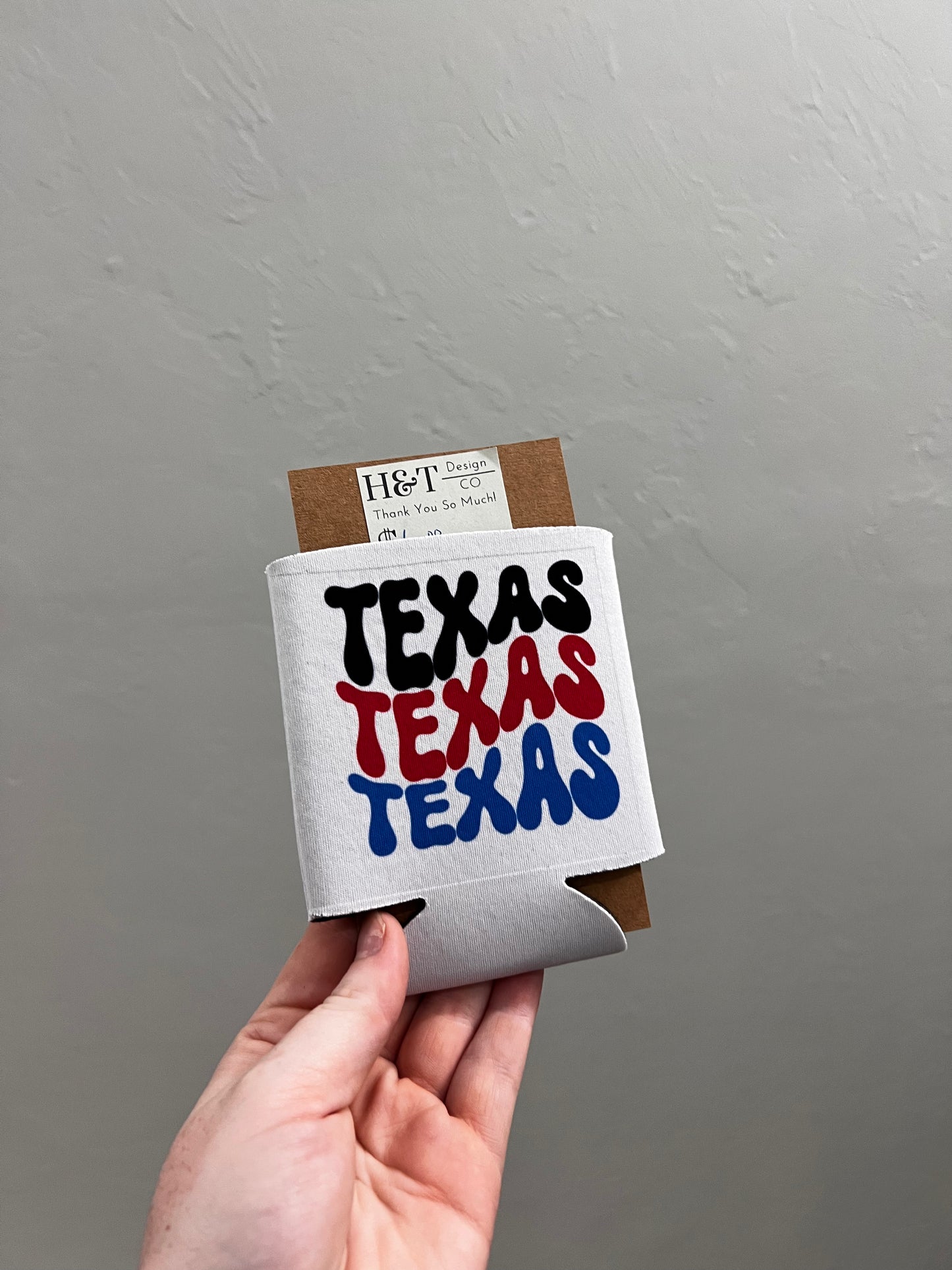 Texas Pride Can Koozies