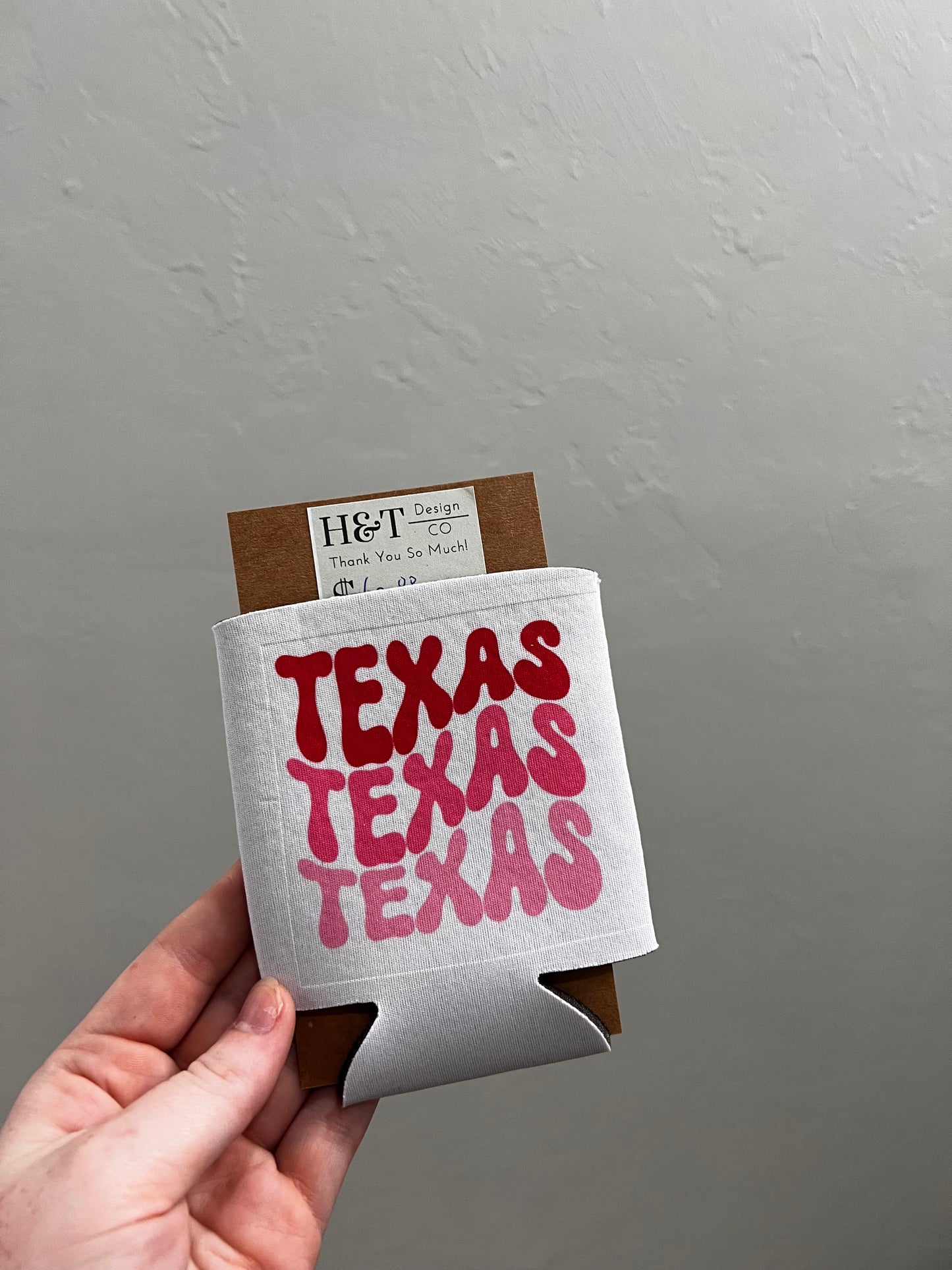 Texas Pride Can Koozies