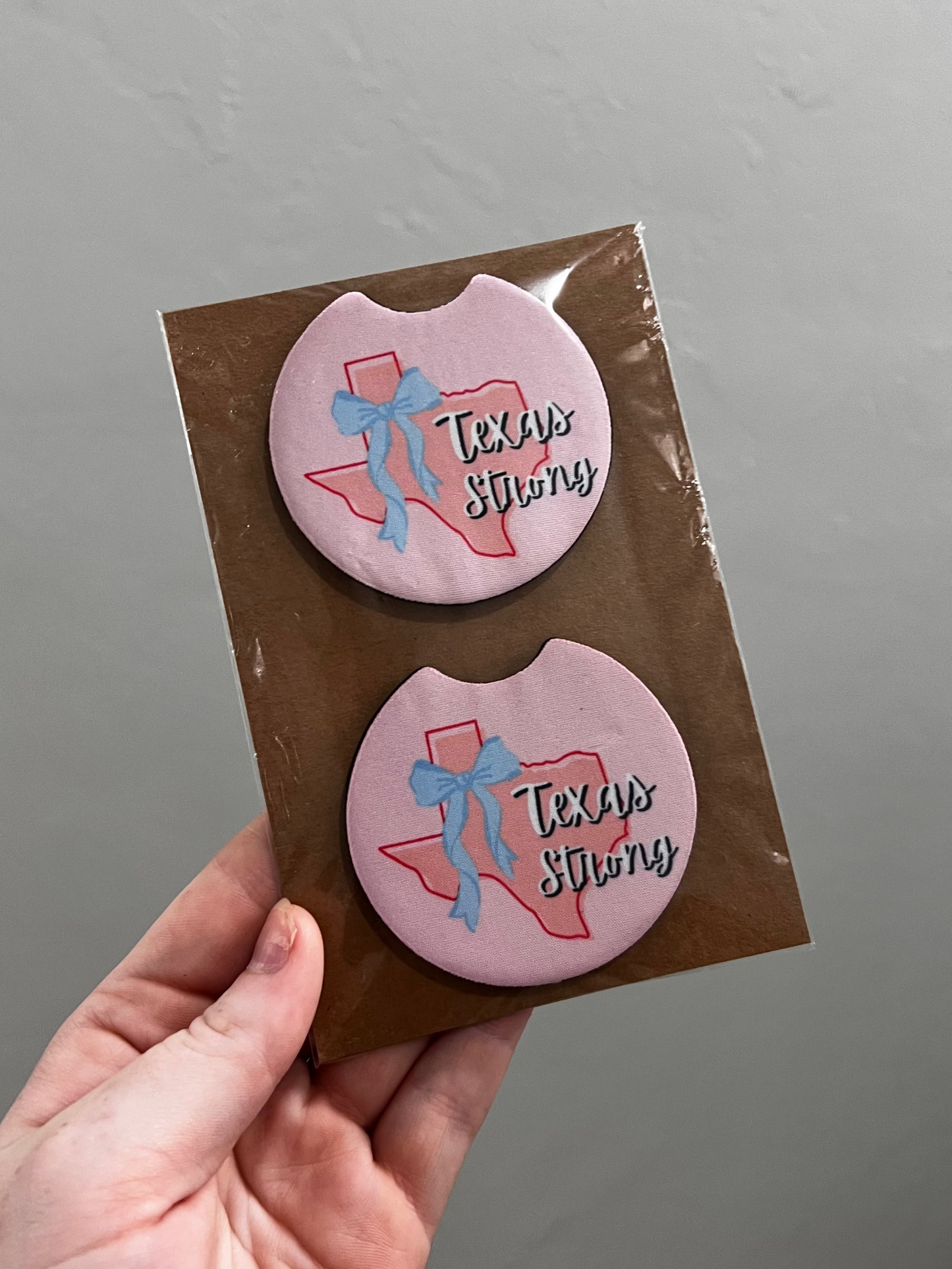 Texas Strong Car Coasters