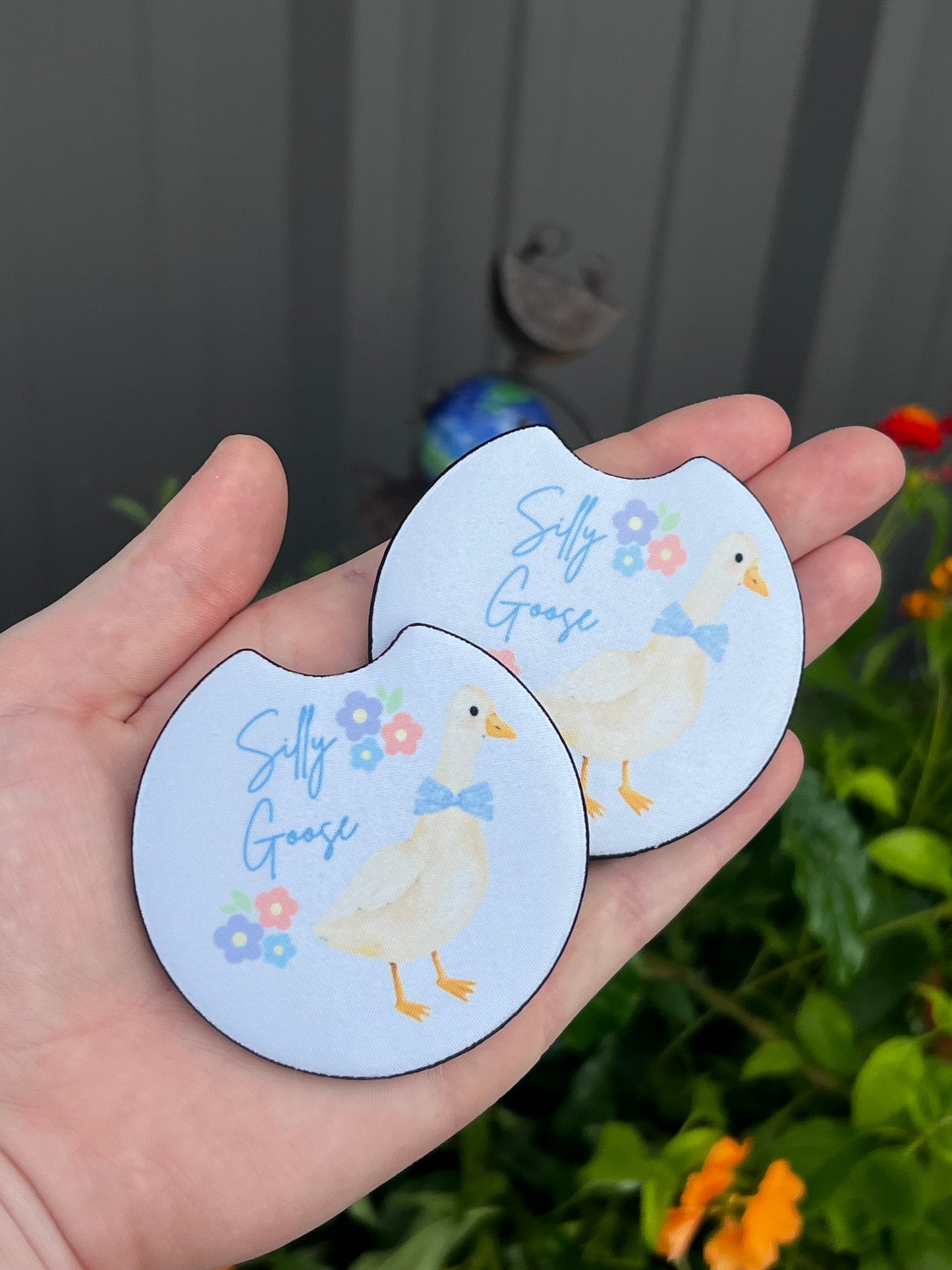 Silly Goose Car Coasters