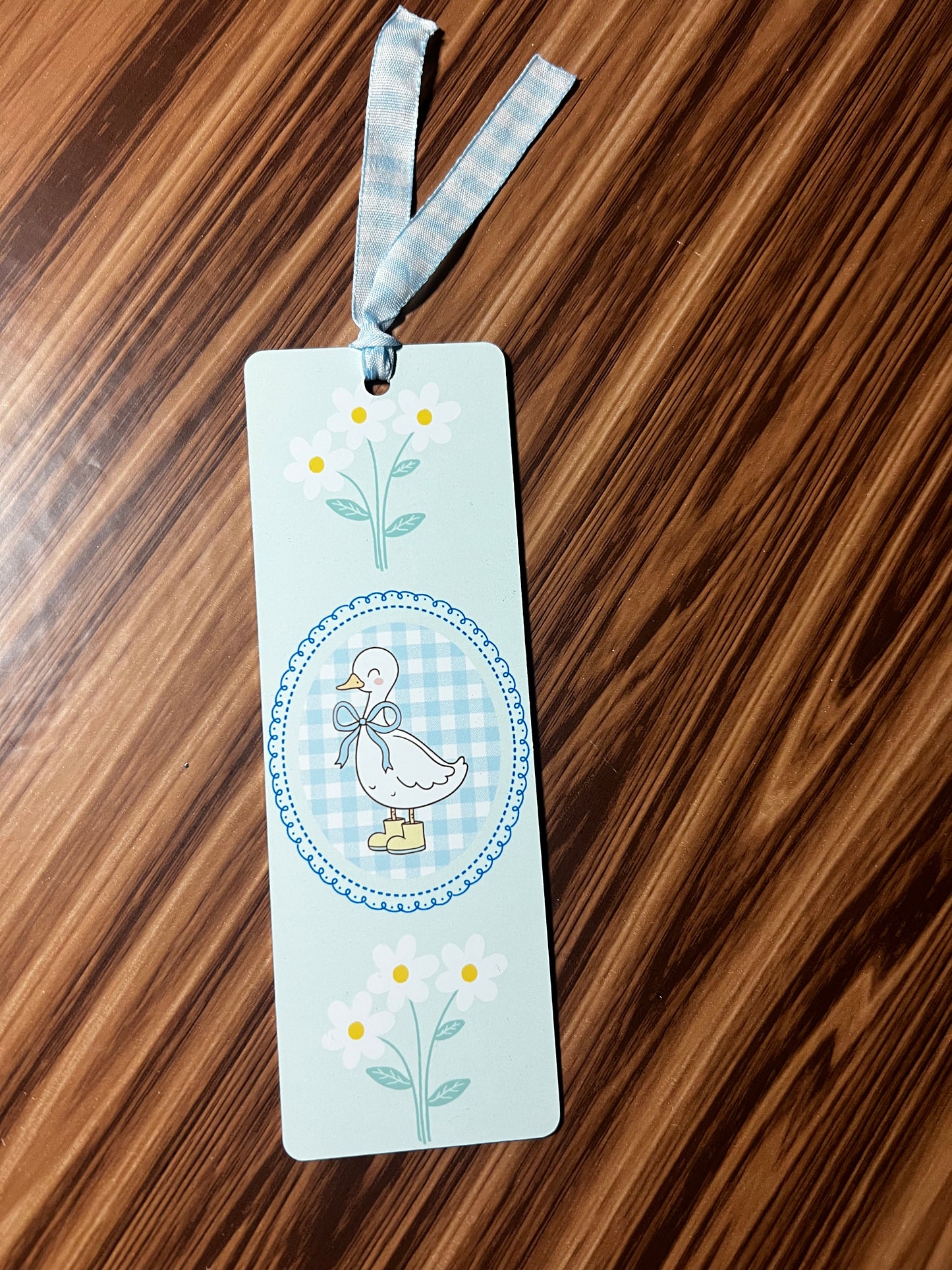 Geese & Floral Bookmark - Vintage Inspired
