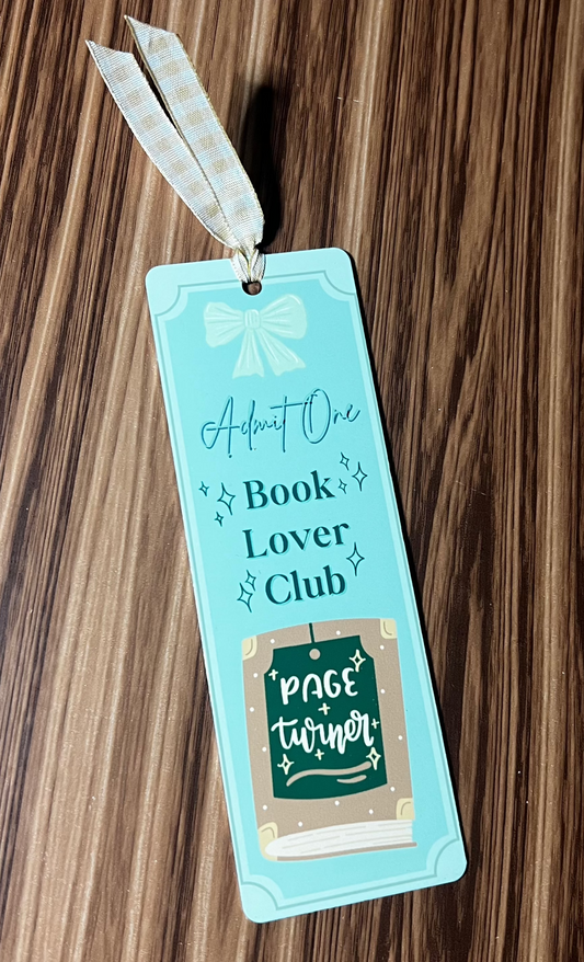 Book Lover Club Bookmark