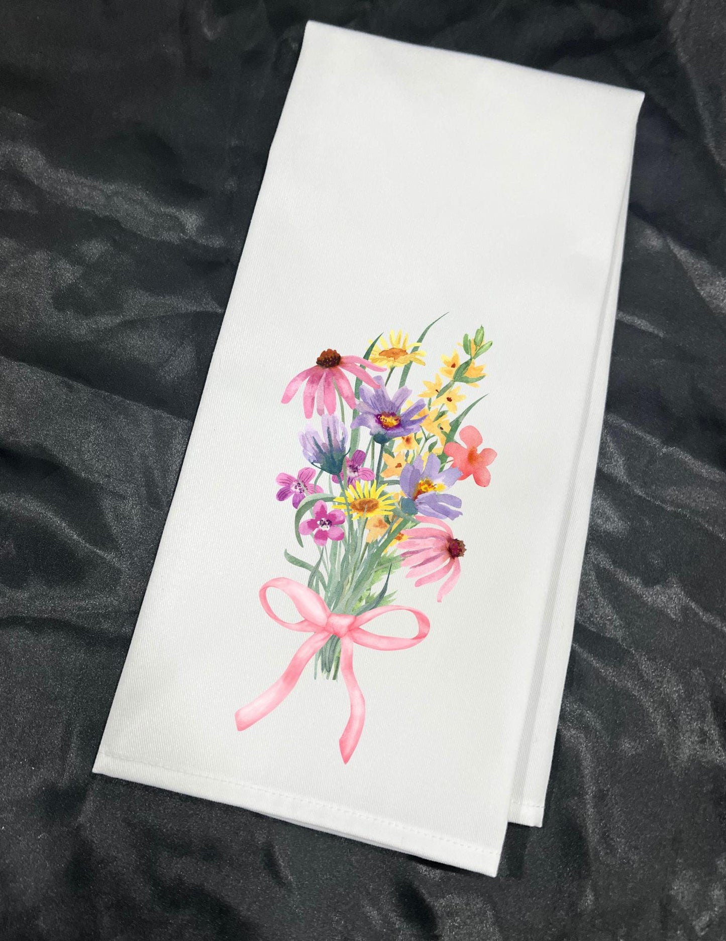 Spring Bouquet Decorative Hand Towel