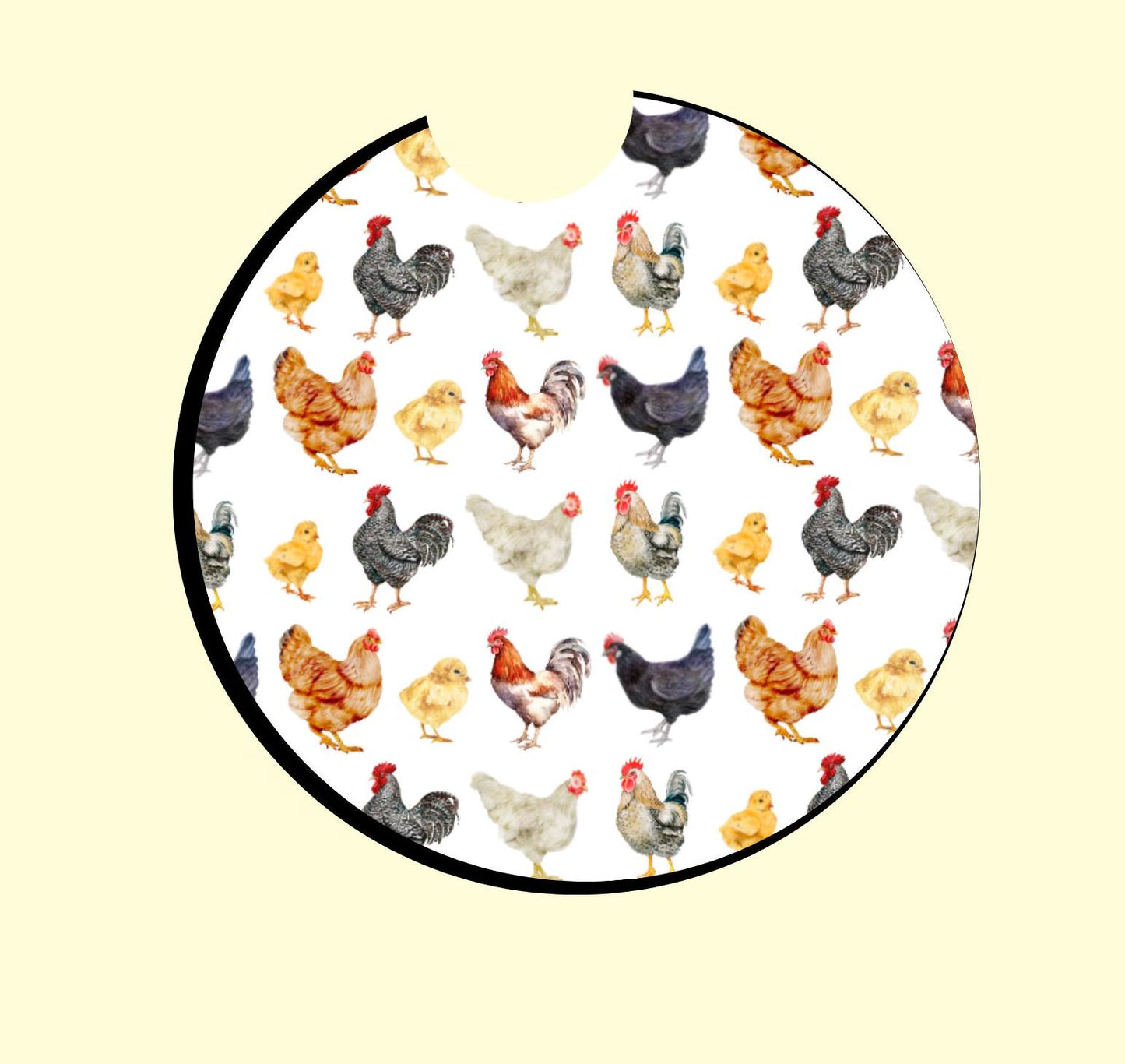 Chicken Lover Car Coasters