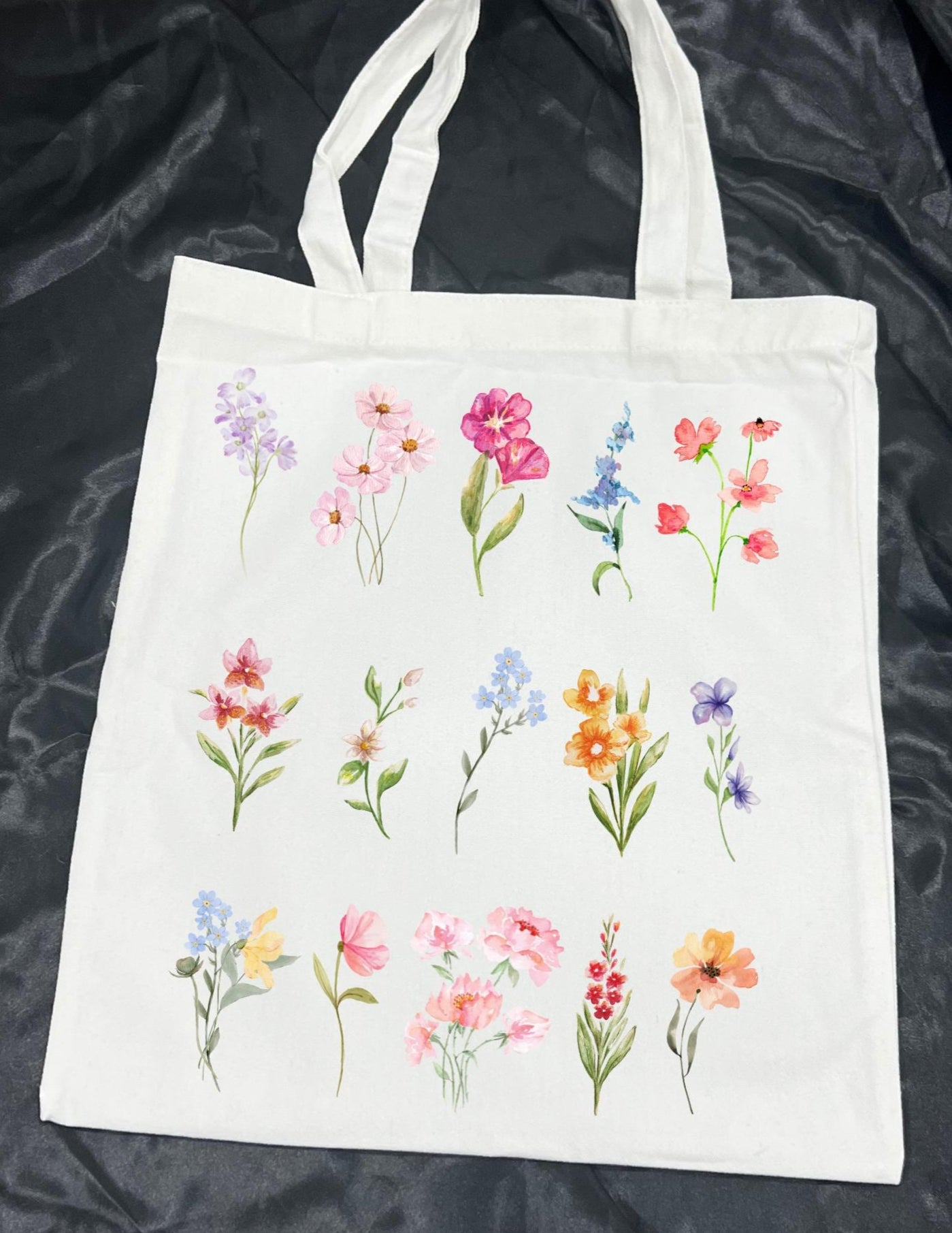 Wildflower Print Tote Bag