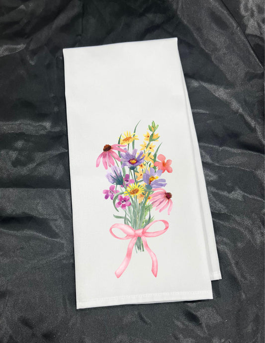 Spring Bouquet Decorative Hand Towel