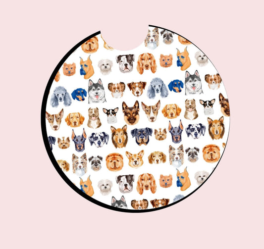 Dog Lover Car Coasters