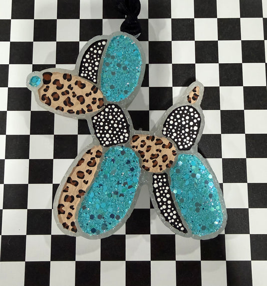 Turquoise Balloon Dog