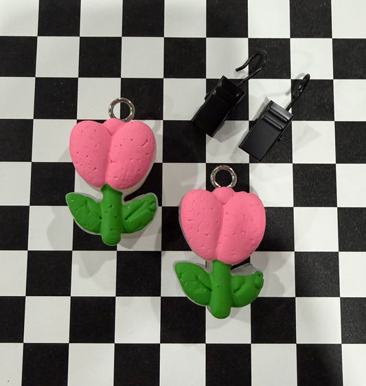 Pink Tulip Vent Clips
