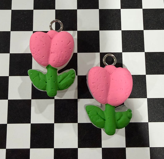 Pink Tulip Vent Clips