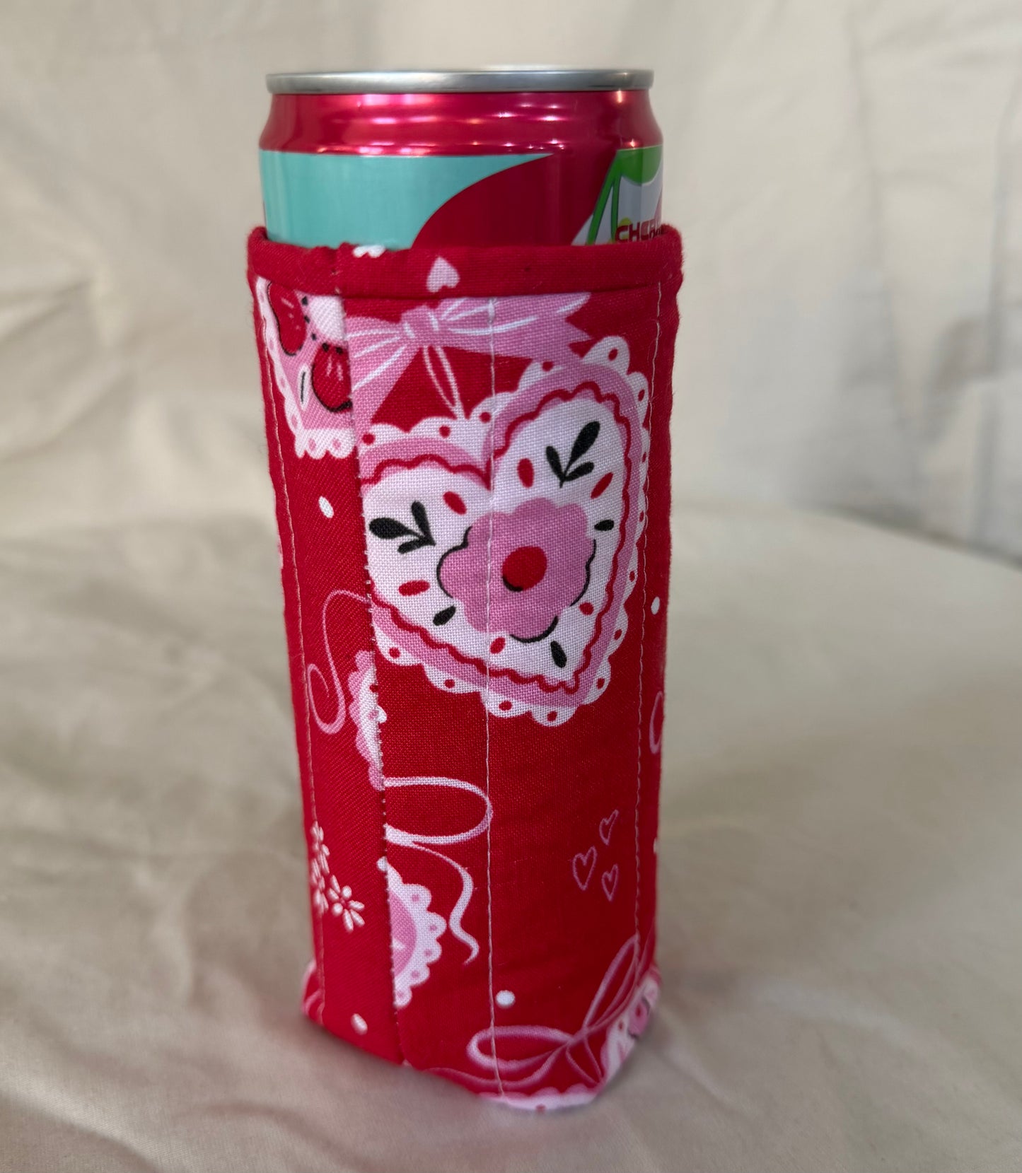 Slim Insulted Drink Cozie Valentine’s Edition