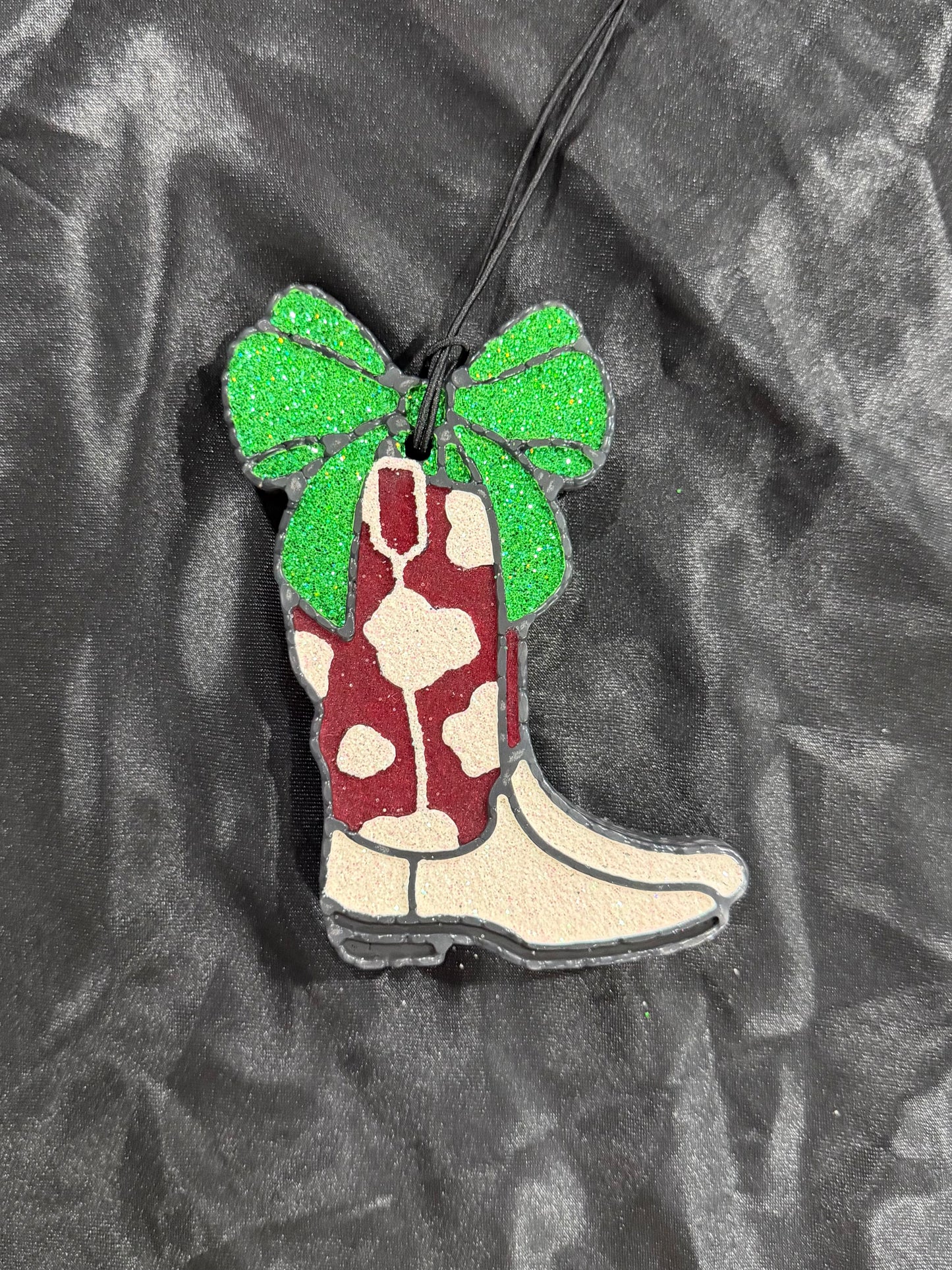 Red and Green Boot Freshie