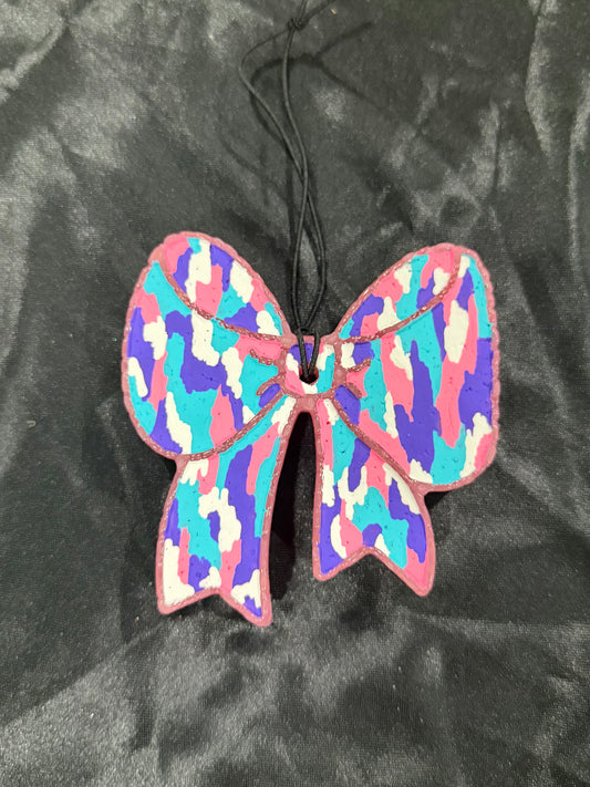 Painted Pink Bow Freshie