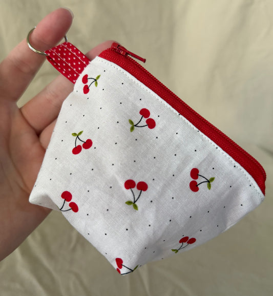 Mini Triangle Pouches Cherry Edition