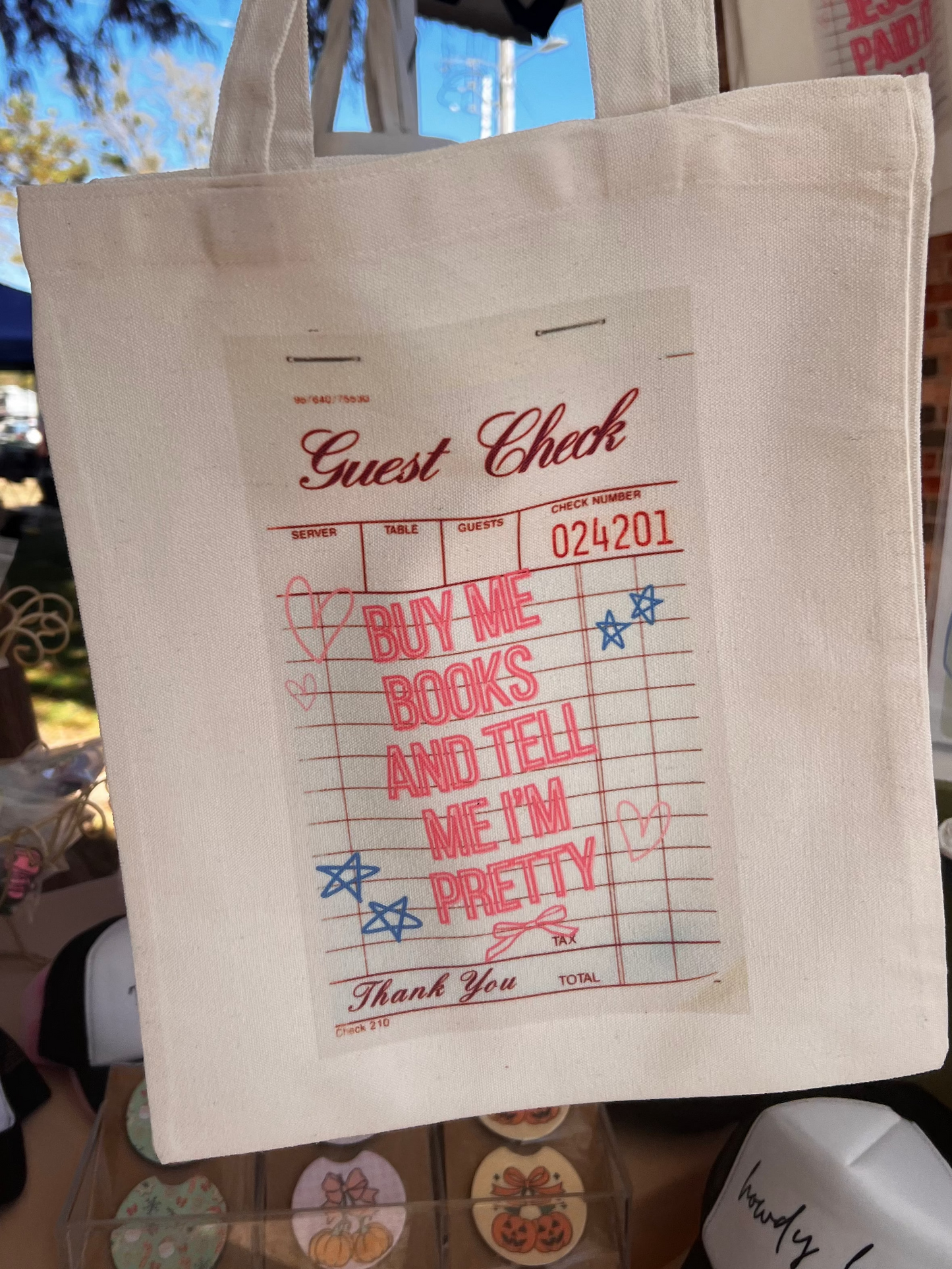 Buy Me Books And Tell Me I'm Pretty Tote