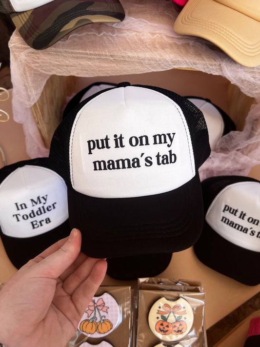 Put It On My Mama's Tab Youth Hat
