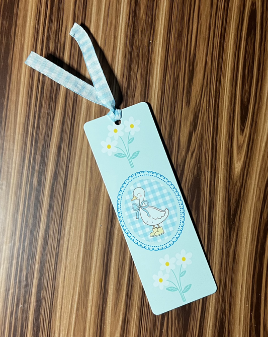 Geese & Floral Bookmark - Vintage Inspired
