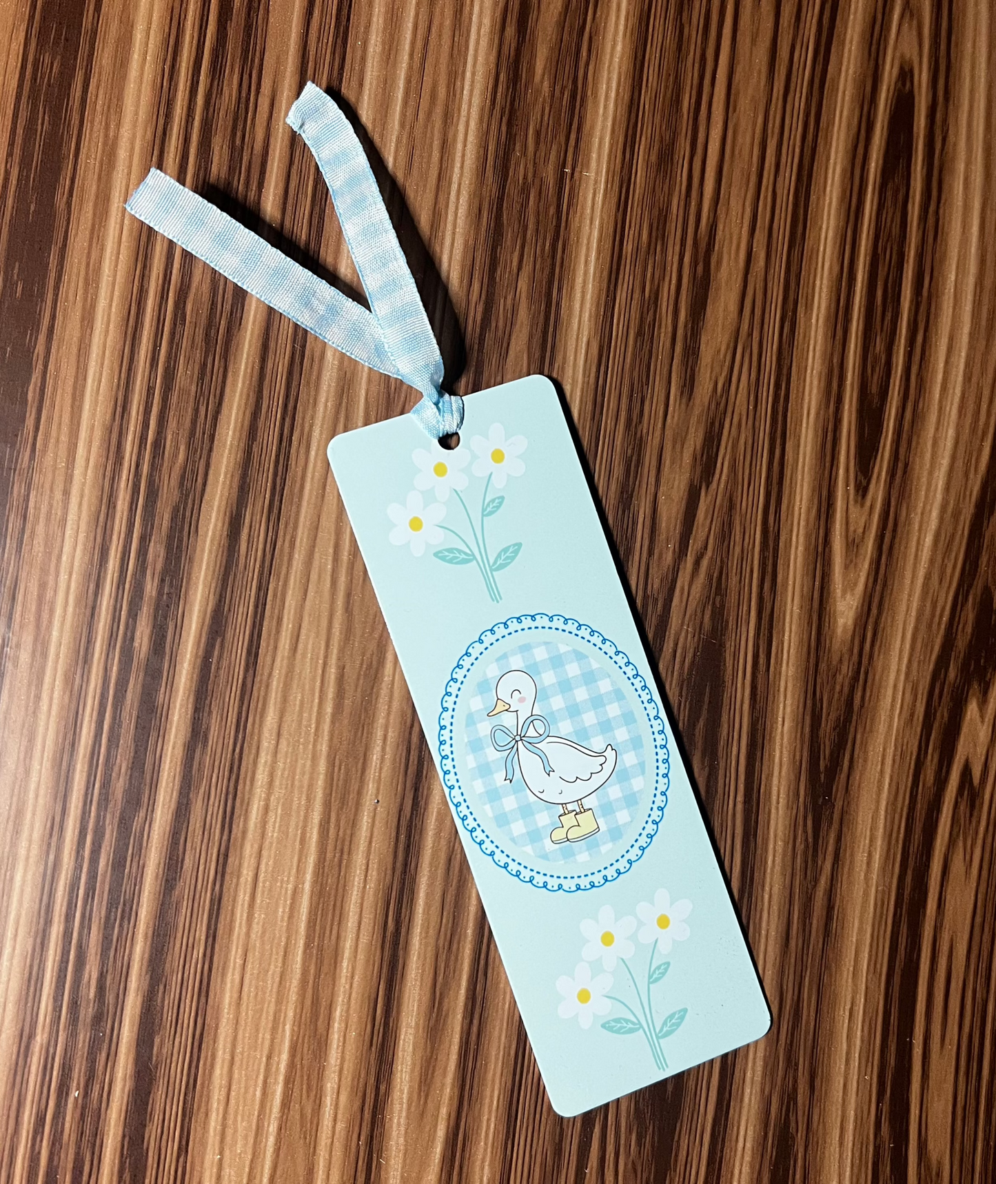 Geese & Floral Bookmark - Vintage Inspired