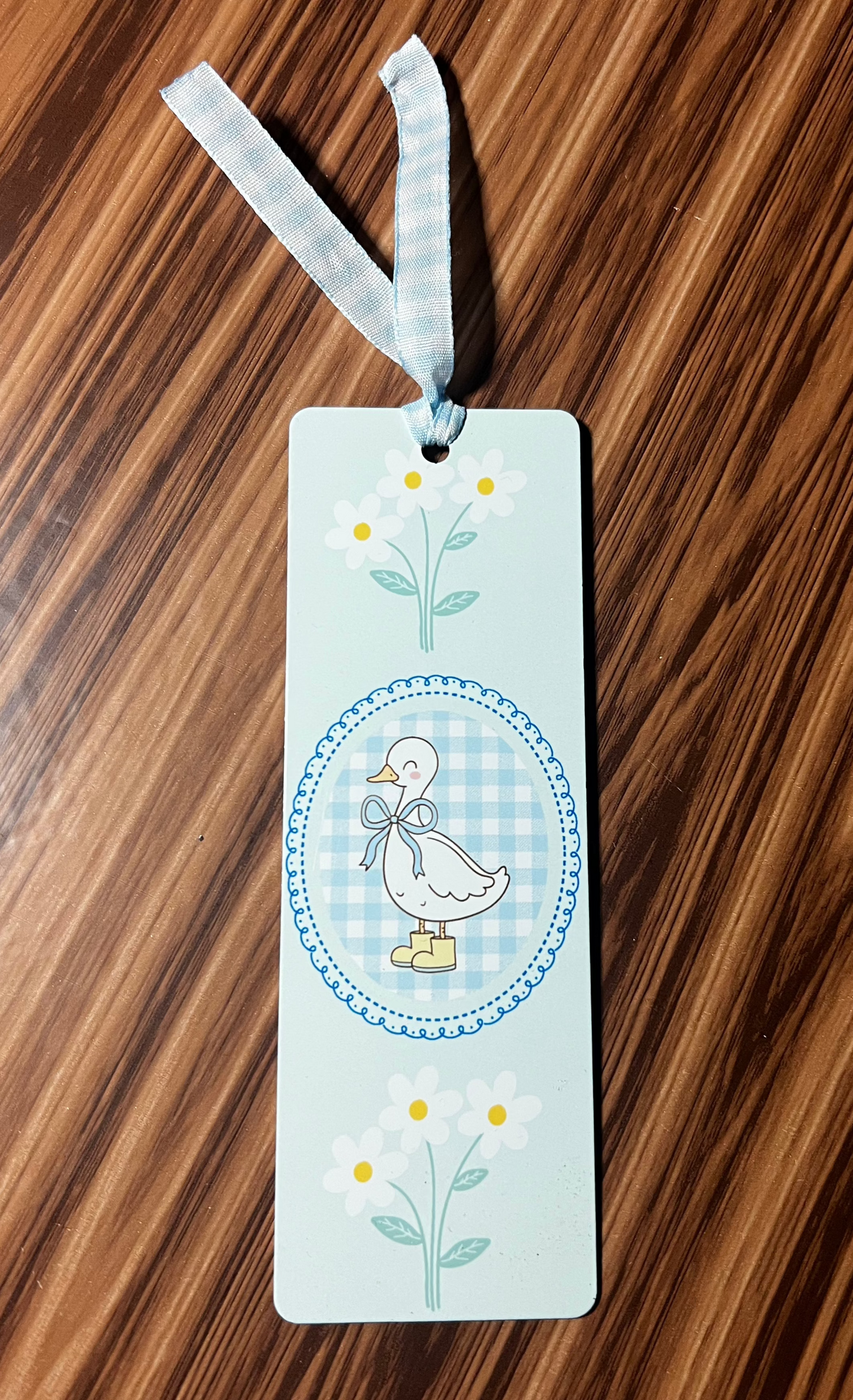 Geese & Floral Bookmark - Vintage Inspired