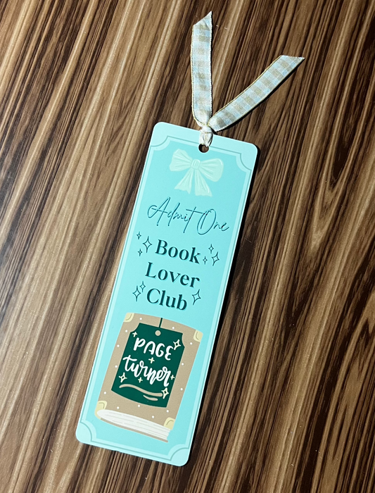 Book Lover Club Bookmark