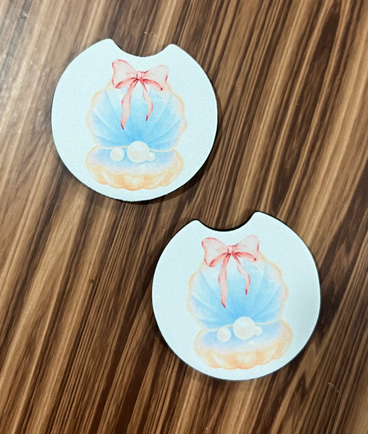 Seashell Car Coasters