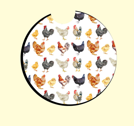 Chicken Lover Car Coasters