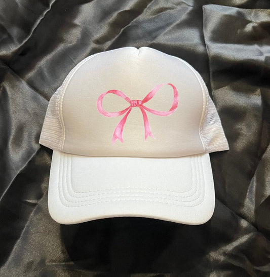 Pink Bow Hat
